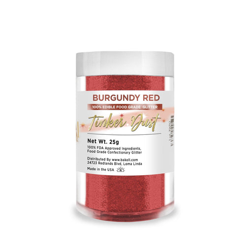 Burgundy Red Tinker Dust Food Grade Edible Glitter | Bulk Sizes-Brew Glitter®