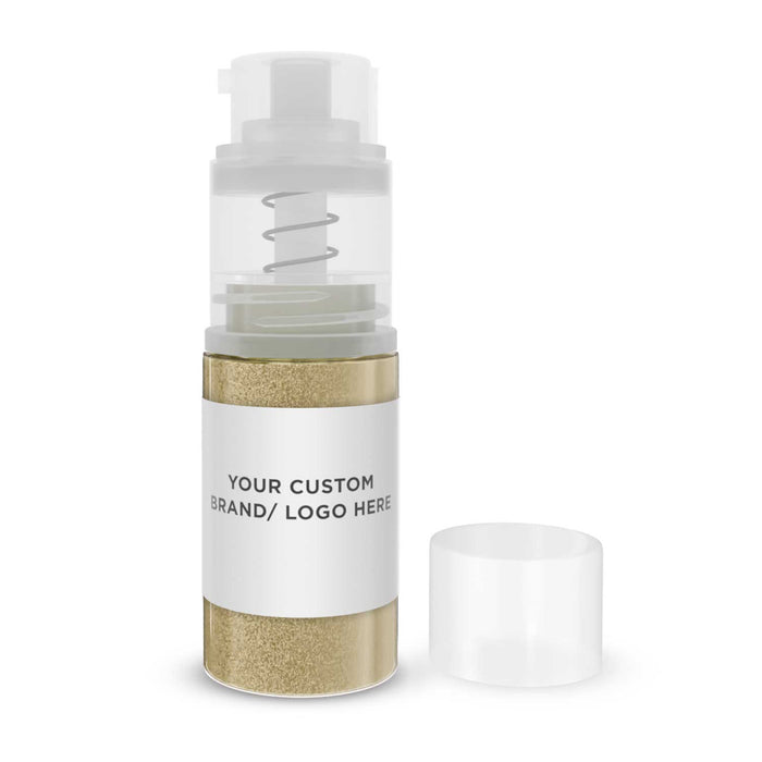 Champagne Gold Tinker Dust® | 4g Glitter Spray Pump | Private Label by the Case-Brew Glitter®