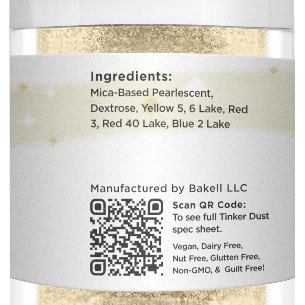 Champagne Gold Tinker Dust Food Grade Edible Glitter | Bulk Sizes-Brew Glitter®