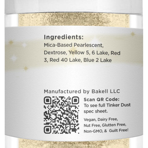 Champagne Gold Tinker Dust Food Grade Edible Glitter | Bulk Sizes-Brew Glitter®