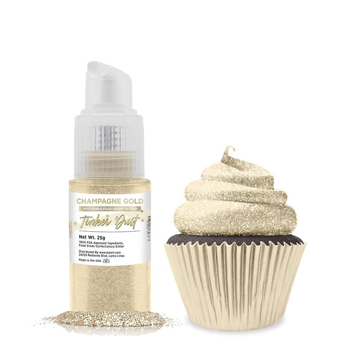 Champagne Gold Tinker Dust Spray Pump by the Case | Private Label-Brew Glitter®