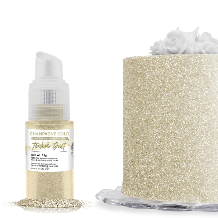 Champagne Gold Tinker Dust Spray Pump by the Case | Private Label-Brew Glitter®
