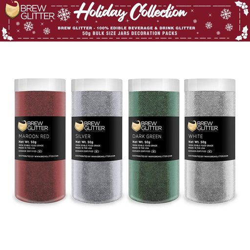 Christmas Collection Brew Glitter Combo Pack B (4 PC SET) 50 Gram Jar-Brew Glitter®