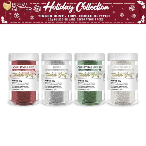 Christmas Collection Tinker Dust Combo Pack B (4 PC SET) 25 Gram Jar-Brew Glitter®