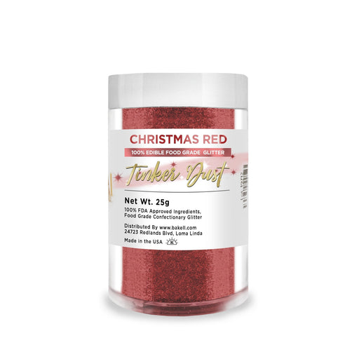 Christmas Red Tinker Dust Food Grade Edible Glitter | Bulk Sizes-Brew Glitter®