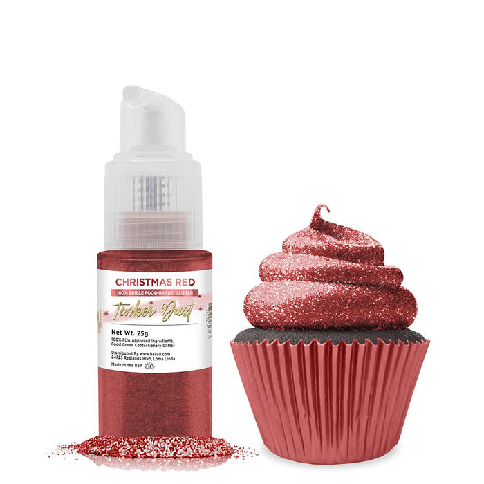 Christmas Red Tinker Dust Spray Pump by the Case | Private Label-Brew Glitter®