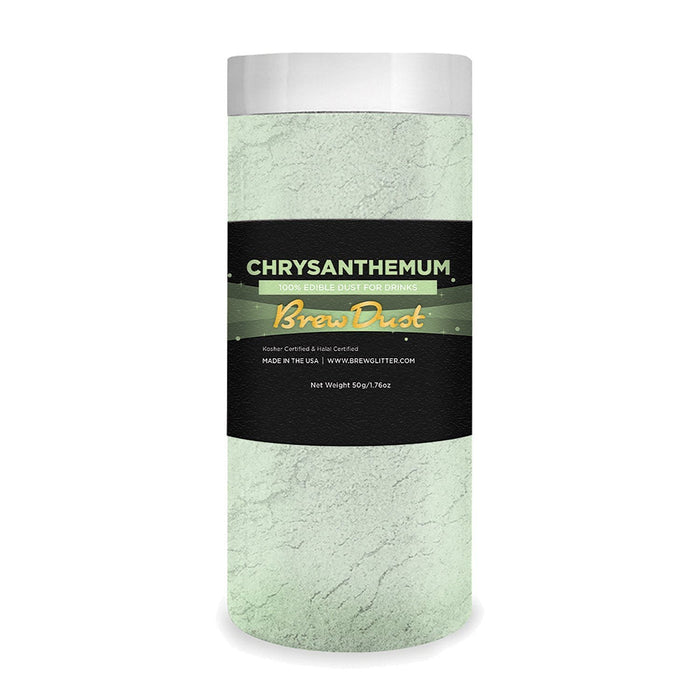 Chrysanthemum Green Edible Pearlized Brew Dust | Bulk Sizes-Brew Glitter®
