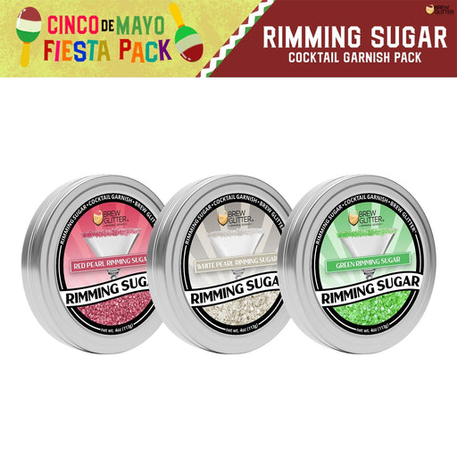Cinco de Mayo Cocktail Rimming Sugar Combo Mariachi Pack (3PC SET)-Brew Glitter®