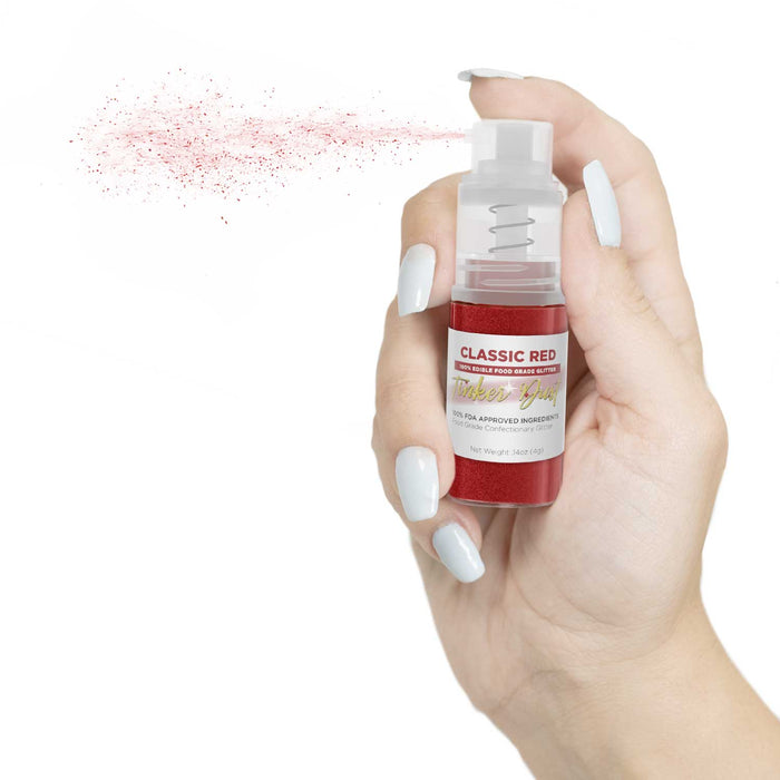 Classic Red Tinker Dust® 4g Spray Pump | Wholesale Glitter-Brew Glitter®