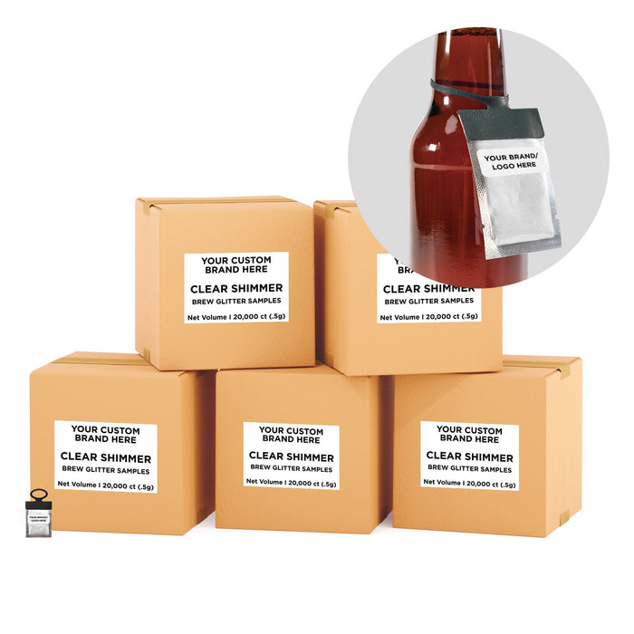 Clear Shimmer Brew Glitter® Necker | Private Label-Brew Glitter®