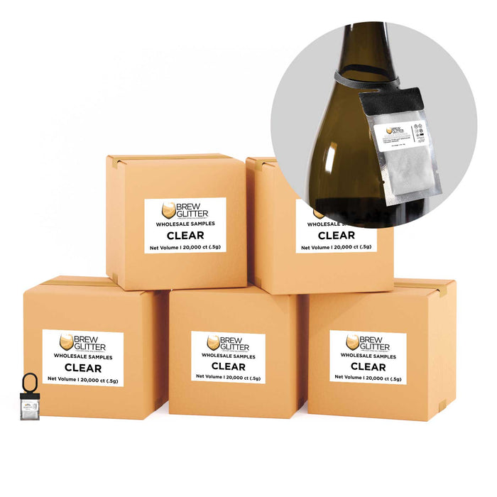 Clear Shimmer Brew Glitter® Necker | Wholesale-Brew Glitter®