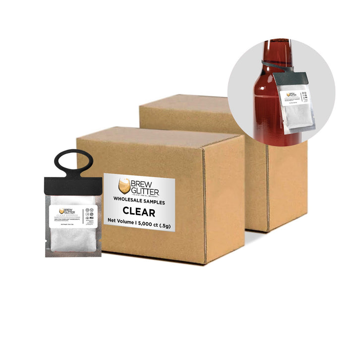 Clear Shimmer Brew Glitter® Necker | Wholesale-Brew Glitter®
