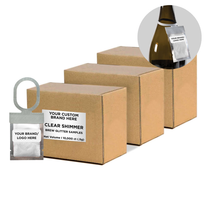 Clear Shimmer Brew Glitter® Necker | Private Label-Brew Glitter®