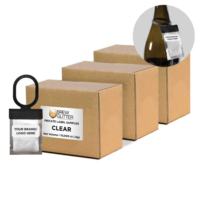 Clear Shimmer Brew Glitter® Necker | Private Label-Brew Glitter®