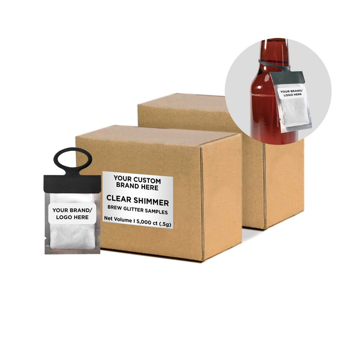 Clear Shimmer Brew Glitter® Necker | Private Label-Brew Glitter®