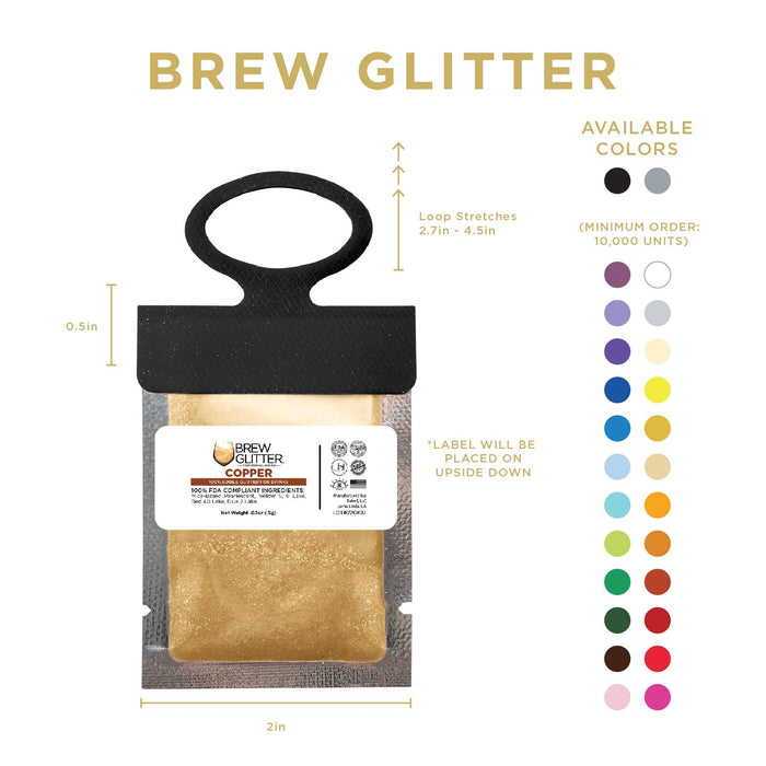 Copper Brew Glitter® Necker | Wholesale-Brew Glitter®