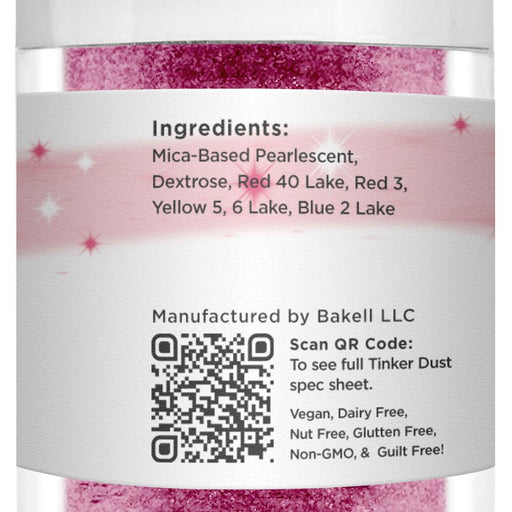 Cranberry Tinker Dust Food Grade Edible Glitter | Bulk Sizes-Brew Glitter®