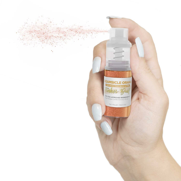 Creamsicle Orange Edible Glitter Spray 4g Pump | Tinker Dust®-Brew Glitter®