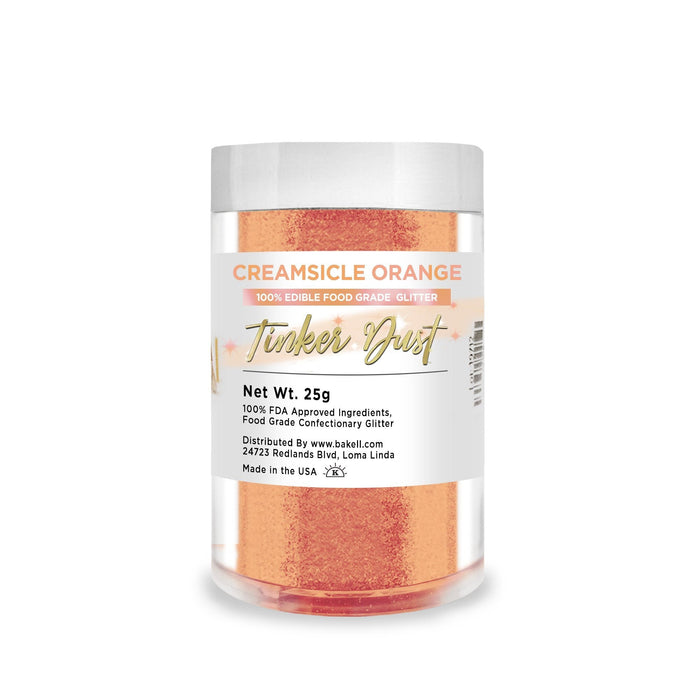 Creamsicle Orange Tinker Dust Food Grade Edible Glitter | Bulk Sizes-Brew Glitter®