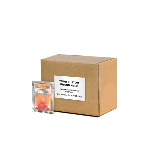 Creamsicle Orange Tinker Dust Sample Packs by the Case | Private Label-Brew Glitter®