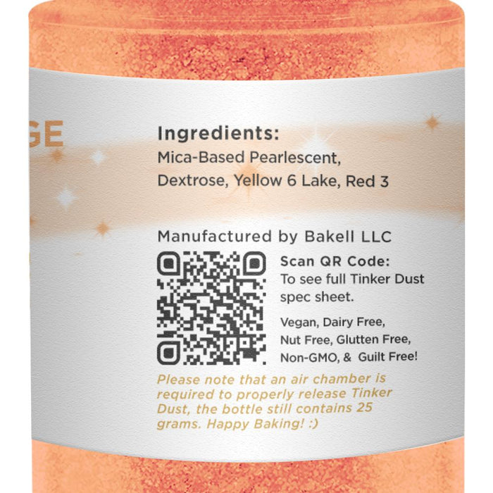 Creamsicle Orange Tinker Dust Spray Pump by the Case-Brew Glitter®