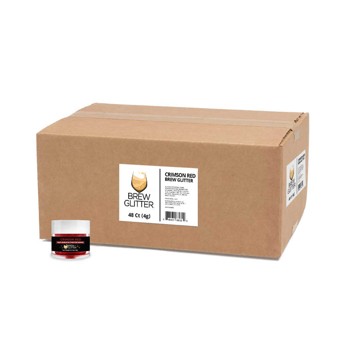 Crimson Red Brew Glitter® by the Case | EU Compliant Wholesale-Brew Glitter®