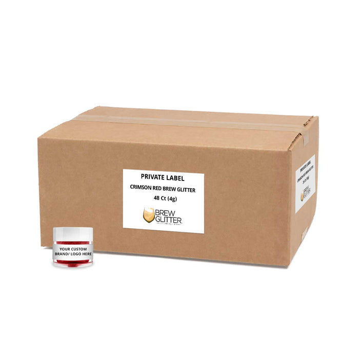Crimson Red Brew Glitter® | EU Compliant Private Label-Brew Glitter®