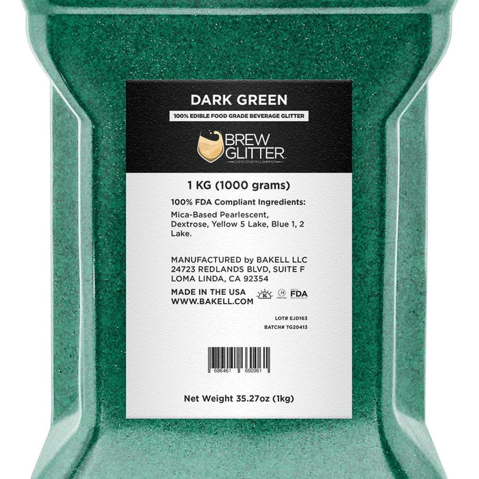 Dark Green Brew Glitter | Bulk Sizes-Brew Glitter®