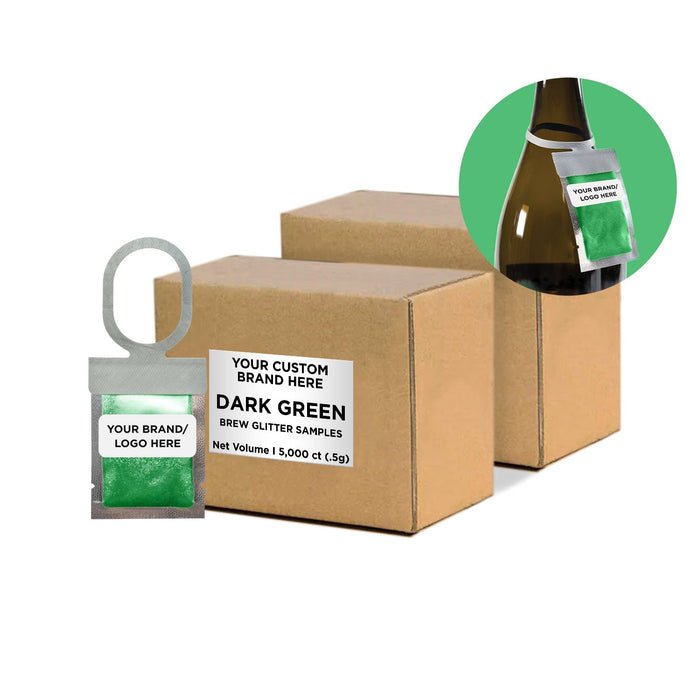 Dark Green Brew Glitter Necker | Private Label-Brew Glitter®