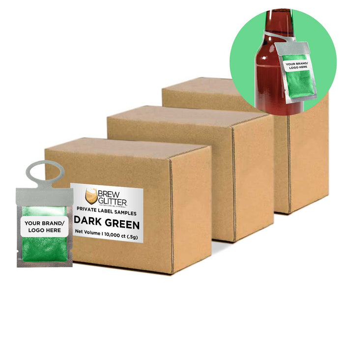 Dark Green Brew Glitter Necker | Private Label-Brew Glitter®