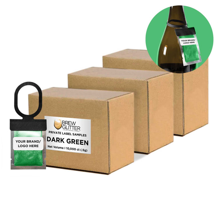 Dark Green Brew Glitter Necker | Private Label-Brew Glitter®