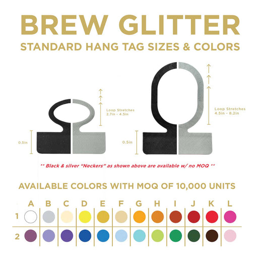 Dark Green Brew Glitter Necker | Private Label-Brew Glitter®