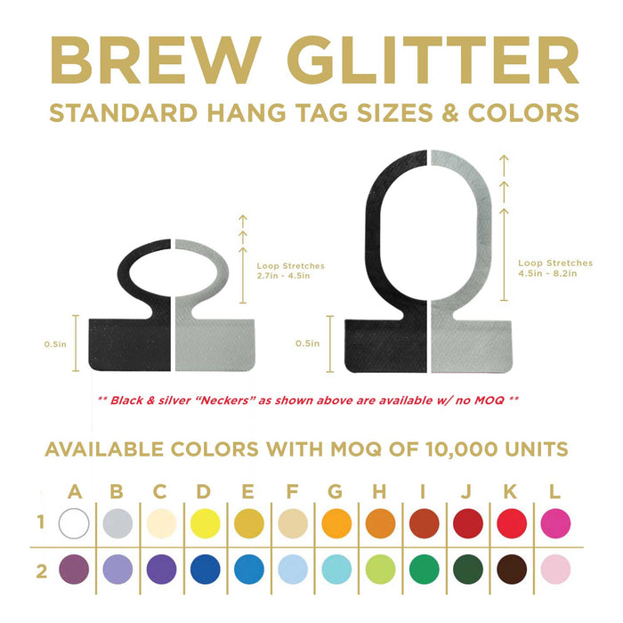 Dark Green Brew Glitter Necker | Private Label-Brew Glitter®