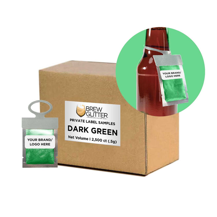 Dark Green Brew Glitter Necker | Private Label-Brew Glitter®