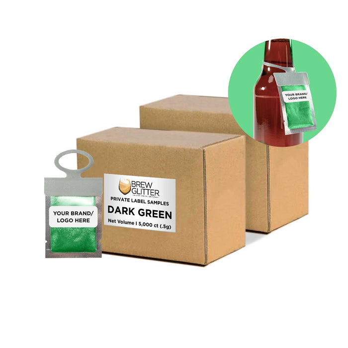 Dark Green Brew Glitter Necker | Private Label-Brew Glitter®