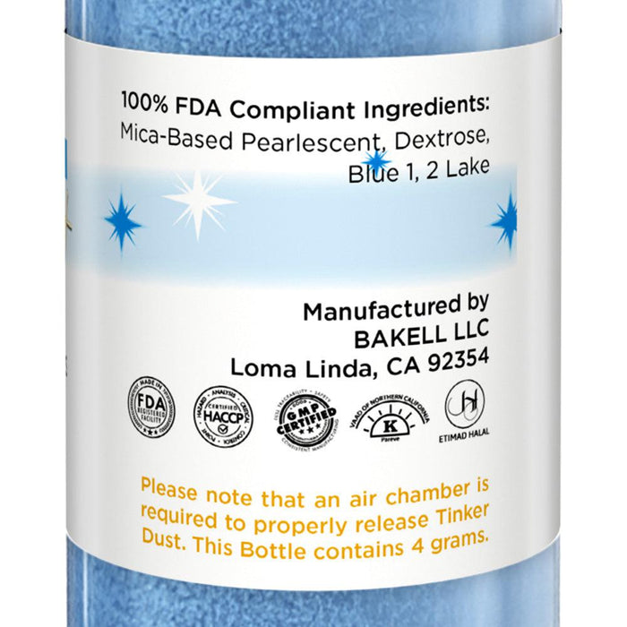 Deep Blue Edible Glitter Spray 4g Pump | Tinker Dust®-Brew Glitter®
