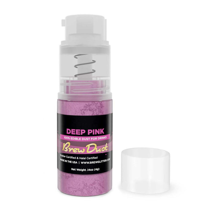 Deep Pink Edible Brew Dust | Mini Spray Pump-Brew Glitter®