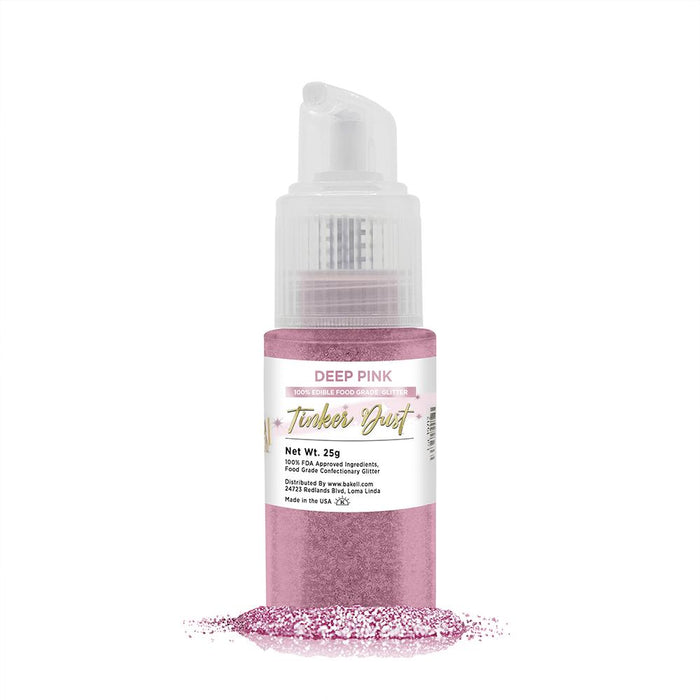 Deep Pink Tinker Dust Edible Glitter Spray Pump-Brew Glitter®