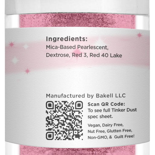 Deep Pink Tinker Dust Food Grade Edible Glitter | Bulk Sizes-Brew Glitter®