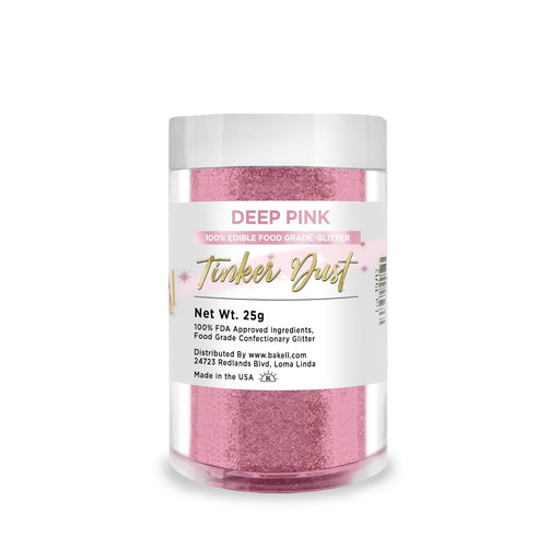 Deep Pink Tinker Dust Food Grade Edible Glitter | Bulk Sizes-Brew Glitter®
