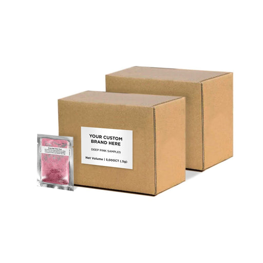 Deep Pink Tinker Dust Sample Packs by the Case | Private Label-Brew Glitter®