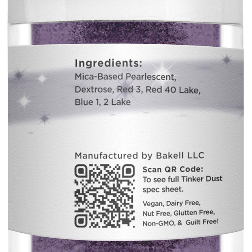 Deep Purple Tinker Dust Food Grade Edible Glitter | Bulk Sizes-Brew Glitter®