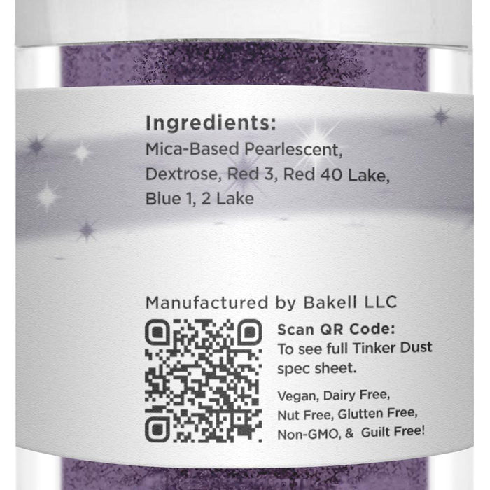 Deep Purple Tinker Dust Food Grade Edible Glitter | Bulk Sizes-Brew Glitter®