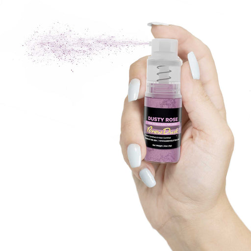 Dusty Rose Edible Brew Dust | Mini Spray Pump-Brew Glitter®