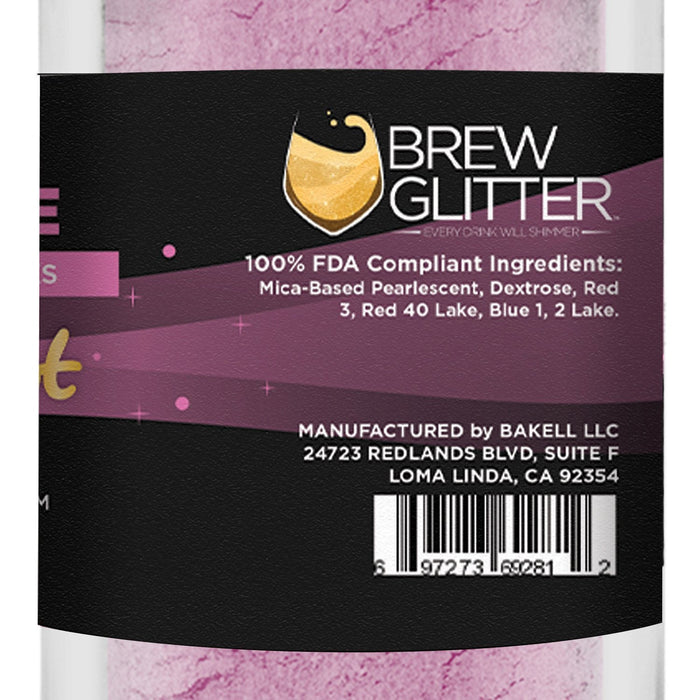 Dusty Rose Edible Pearlized Brew Dust | Bulk Sizes-Brew Glitter®