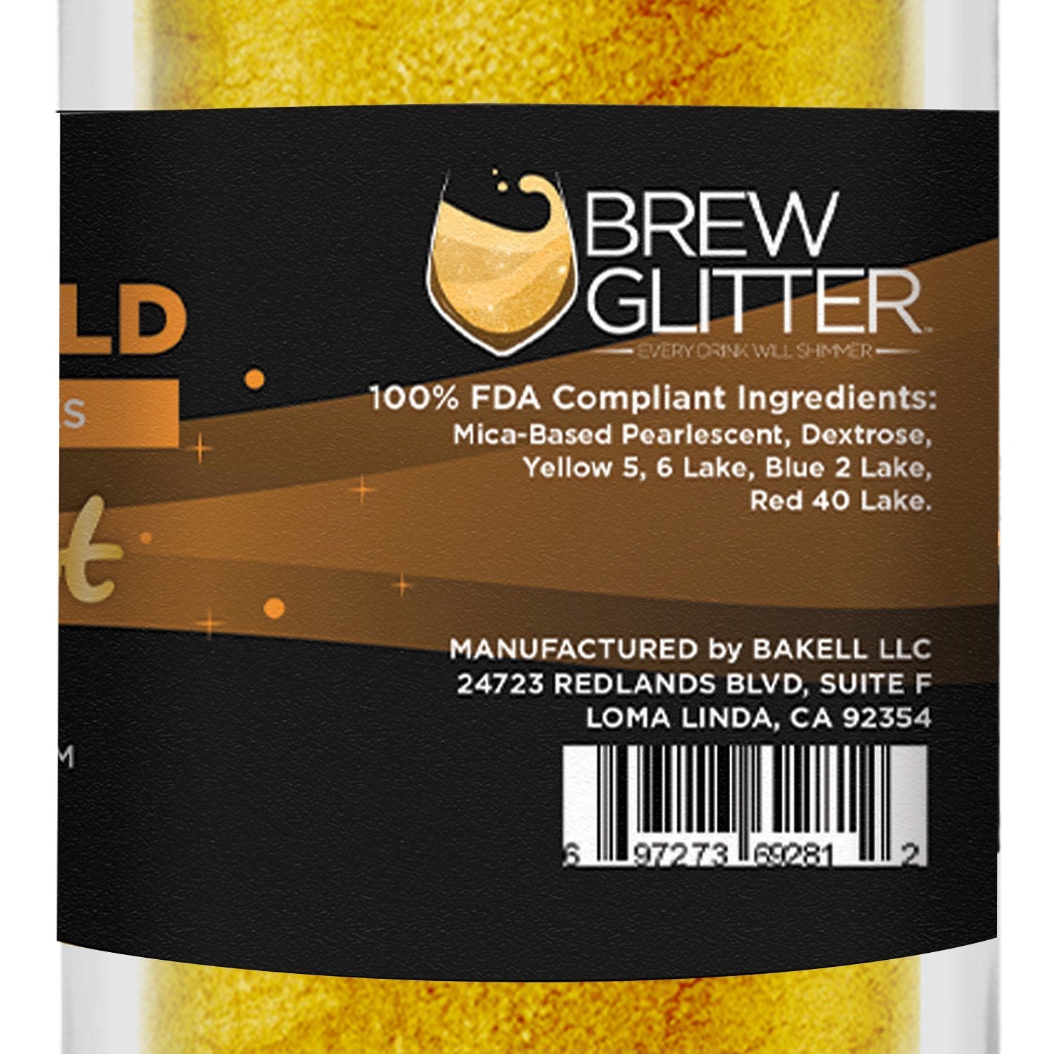 Egyptian Gold Pearlized Edible Brew Dust | Bulk Sizes-Brew Glitter®