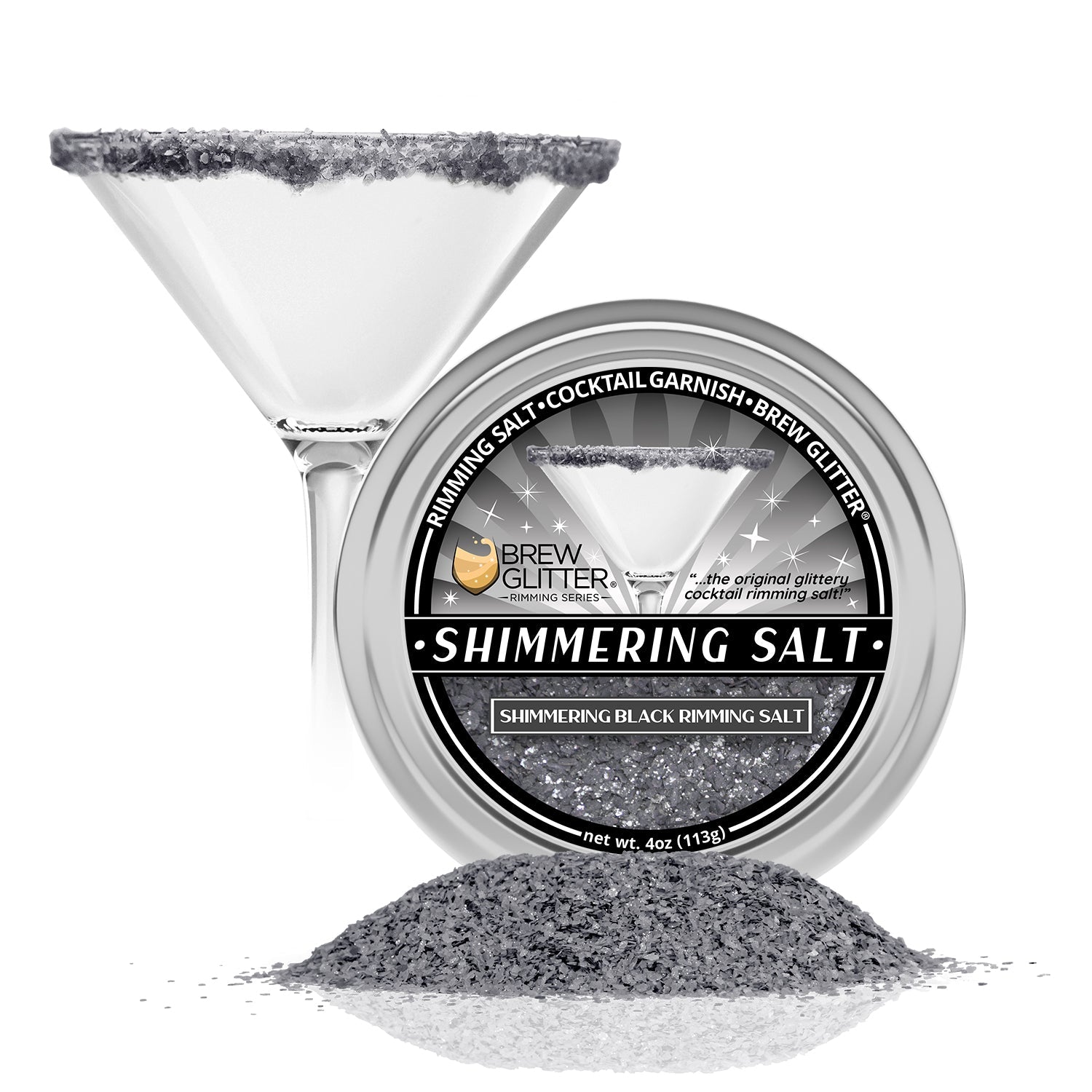 Father's Day Classic Dad Shimmering Cocktail Rimming Salt Combo Pack (2 PC SET)-Brew Glitter®