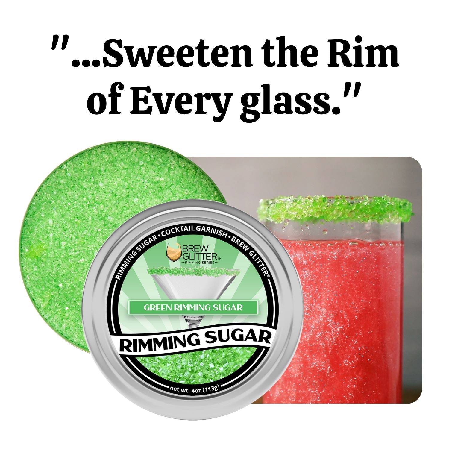 Father's Day Daddy Cool Cocktail Rimming Sugar Combo Pack (2 PC SET)-Brew Glitter®