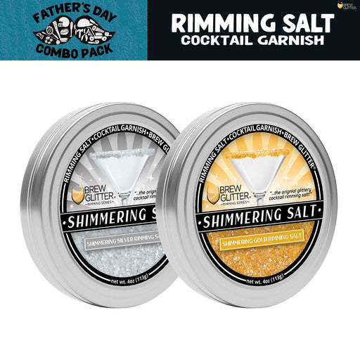 Father's Day Your First Hero Shimmering Cocktail Rimming Salt Combo Pack (2 PC SET)-Brew Glitter®