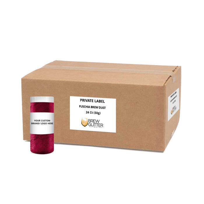Fuchsia Brew Dust by the Case | EU Compliant Private Label-Brew Glitter®